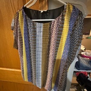 Chenault Multicolor Geometric Blouse